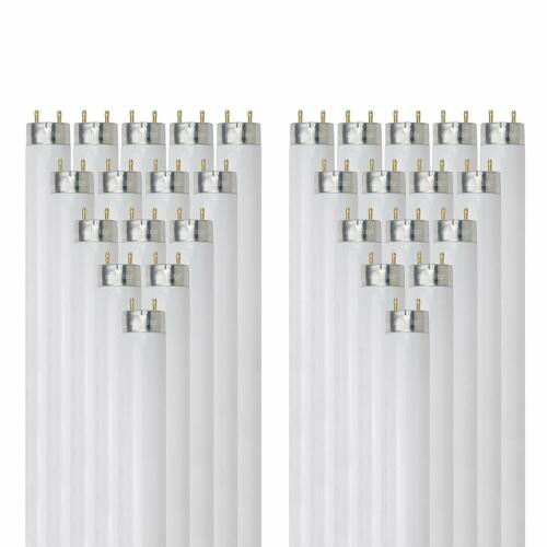 Sunlite F32T8/SP830 32-Watt T8 Linear Fluorescent Lamp Medium Bi Pin Base, 3000K, 30-Pack