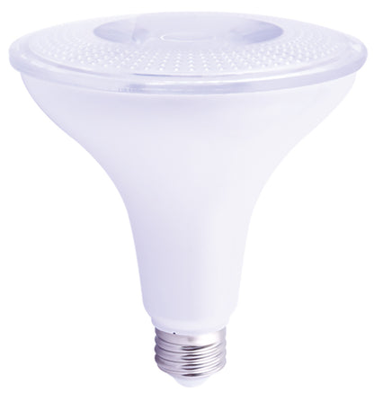 Luxrite LED PAR38 Spotlight Light Bulb, 15W, 1250 Lumens, 3500K - Natural, 80 CRI, White Finish, Dimmable (LR31617)