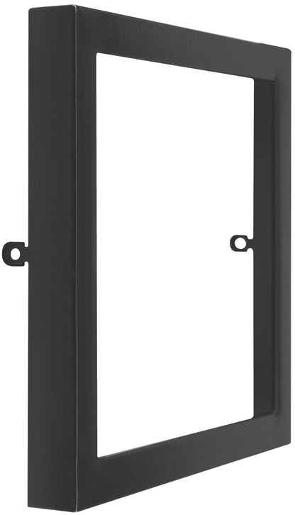 Luxrite Surface Mount 9" Square Slim Black Trim Finish (LR23689)