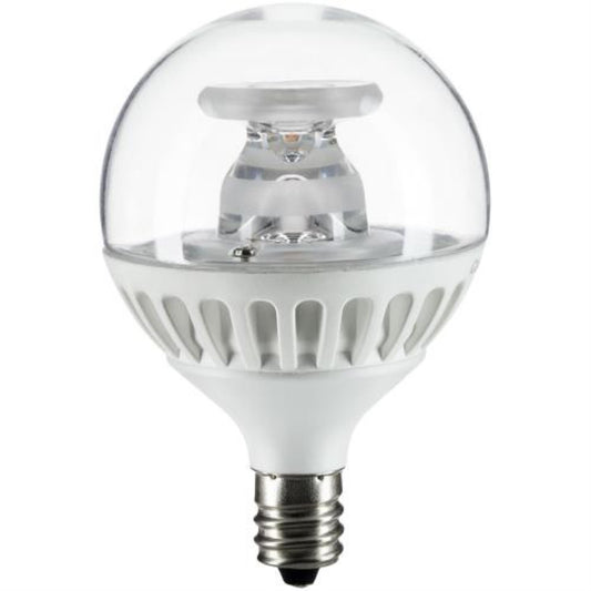 Sunlite LED 5 Watt Dimmable G16.5 Globe 2700K Warm White 350 Lumens Light Bulb