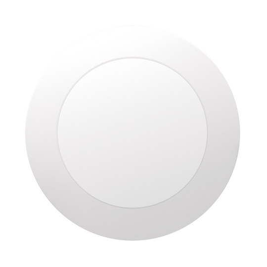 Luxrite LED 4" Surface Mount Round Disk, 10W, 600 Lumens, Color Selectable - 3000K/4000K/5000K, 90 CRI, White Finish, Dimmable (LR23845)
