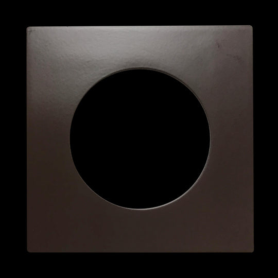 Luxrite 2" Regressed Interchangeable Canless Spotlight Square Bronze Trim, Pack of 5 (LR23452)