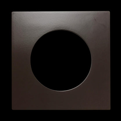 Luxrite 2" Regressed Interchangeable Canless Spotlight Square Bronze Trim, Pack of 5 (LR23452)