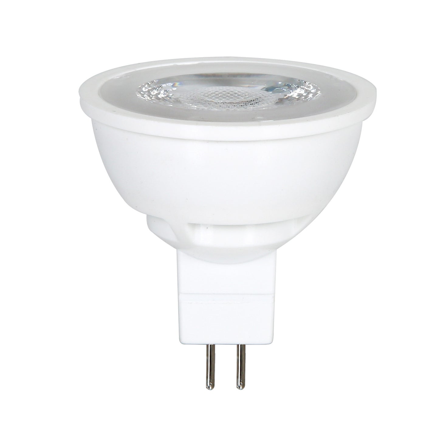 Luxrite LED MR16 GX5.3, 6.5W, 4000K - Cool White, 500 Lumens, 80 CRI, White Finish, Dimmable, Pack of 7 (LR21406)