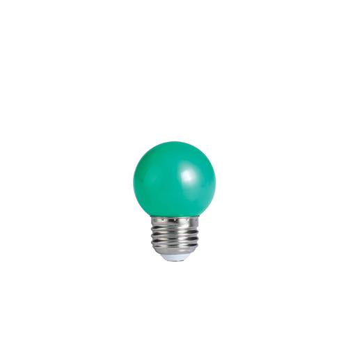 Bulbrite LED/G14G 1 Watt Ambient LED Color Light G14 Bulb, Medium Base, Green