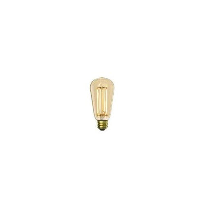 Bulbrite LED4ST18/22K/FIL-NOS 4-Watt LED Nostalgic ST18, 1910 Replica, Medium Base, Antique Finish