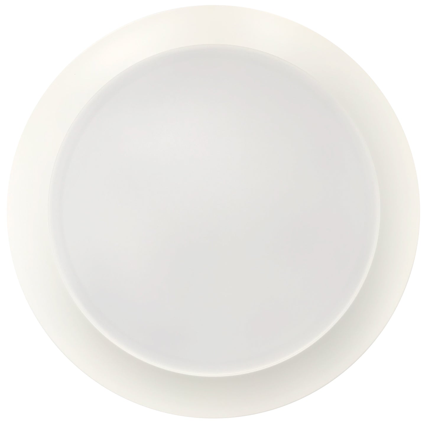 Luxrite LED 8" Surface Mount Round Disk, 27W, 2000 Lumens, Color Selectable - 3000K/4000K/5000K, 80 CRI, White Finish, Dimmable, Pack of 2 (LR23835)