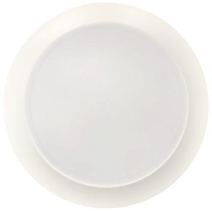 Luxrite LED 8" Surface Mount Round Disk, 27W, 2000 Lumens, Color Selectable - 3000K/4000K/5000K, 80 CRI, White Finish, Dimmable (LR23835)