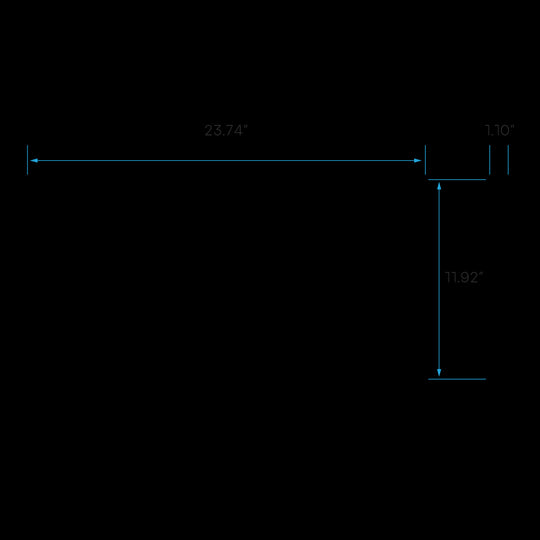 1X2 SURFACE MOUNT PANEL 22W 5CCT