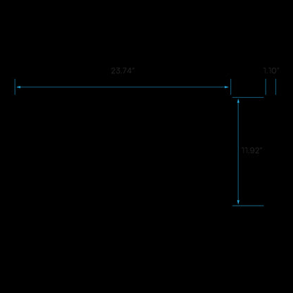 1X2 SURFACE MOUNT PANEL 22W 5CCT