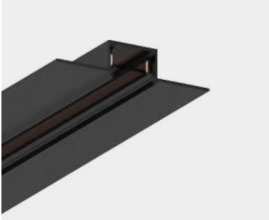 Rayhil Que, Trimless Mud-In Mount Track, 9.8ft, Black Finish