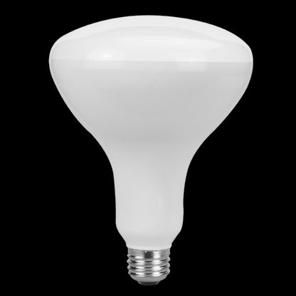 Luxrite LED BR40 Reflector Light Bulb, 14W, 1100 Lumens, 2700K - Warm White, 80 CRI, Frosted White Finish, Dimmable, Pack of 5 (LR31820)