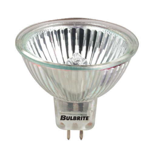 Bulbrite EXN/10M 50 Watt Dimmable Long Life Halogen Lensed MR16, 10,000 hour, Bi-Pin GU5.3 Base, Clear