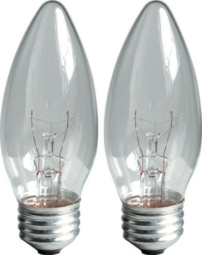 G E LIGHTING #22756 GE2PK 25W CLR Fan Bulb