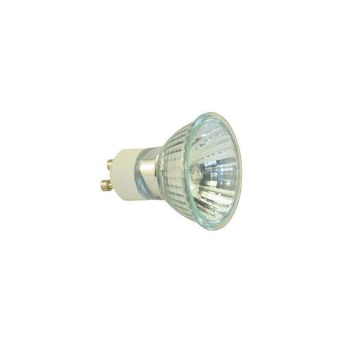 Bulbrite FMW/GU10/FR 35 Watt Dimmable Halogen Lensed MR16 Bulb, Twist and Lock GU10 Base, Frost