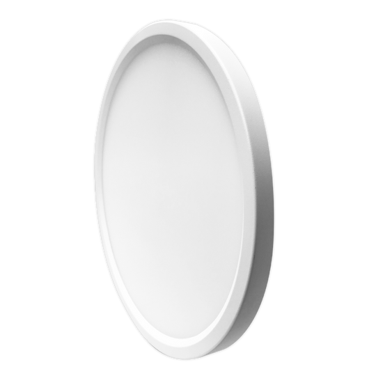 Luxrite LED Surface Mount 7" Round Slim, 15W, 1000 Lumens, Color Selectable - 3000K/4000K/5000K, 80 CRI, White Finish, Dimmable (LR23592)