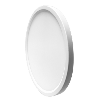 Luxrite LED Surface Mount 7" Round Slim, 15W, 1000 Lumens, Color Selectable - 3000K/4000K/5000K, 80 CRI, White Finish, Dimmable (LR23592)