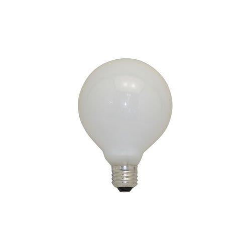 Bulbrite 25G30WH 25 Watt Incandescent G30 Globe, Medium Base, White