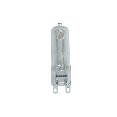 Bulbrite Q40G9CL 40 Watt Dimmable Halogen JC T4 Capsule Bulb, 120 Volt, Flat Pin G9 Base, Clear