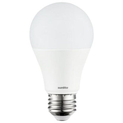 Sunlite 80681-SU LED A19 Light Bulbs, 9 Watts (60W Equivalent), Medium Base (E26), Non-Dimmable, Frost, UL Listed, 65K - Daylight 18 Pack