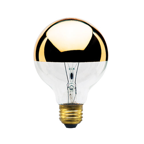 Bulbrite 40G25HG 40 Watt Dimmable Incandescent Half Gold G25 Bulb, Medium Base