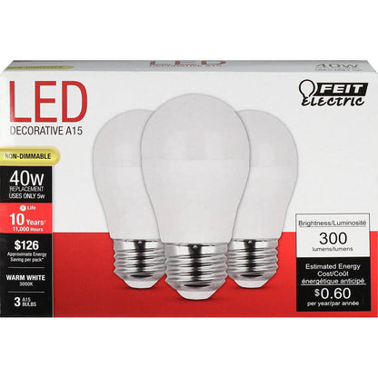 300 Lumen 3000K Non-Dimmable LED