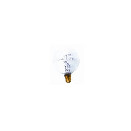 Bulbrite ST-G16/E12 5 Watt Incandescent Starlight G16 Decorative Globe, Candelabra Base, Clear