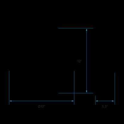 Luxrite LED 12" Double Ring Suface Mount, 14W, 1120 Lumens, Color Selectable - 2700K/3000K/3500K/4000K/5000K, 80 CRI, Chrome Finish, Dimmable, Pack of 2 (LR23281)