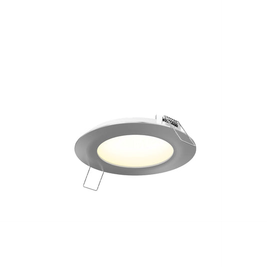 3” DOWNLIGHT SLIM PANEL ROUND Brushed Nickel