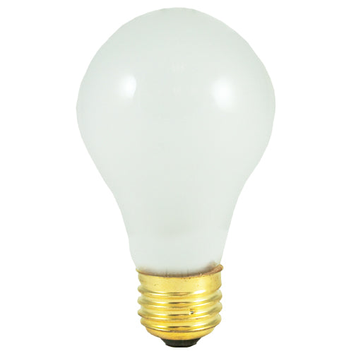 Bulbrite 50A19F/12 50 Watt Incandescent A19 Bulb, Medium Base, Frost, 2-Pack