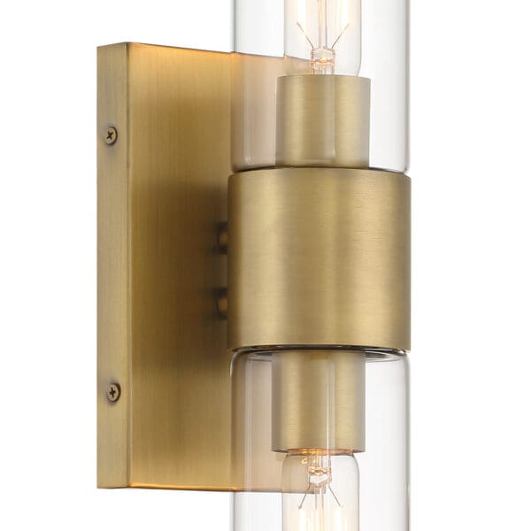 Anton 17.5" 2-Light Wall Sconce - Old Satin Brass