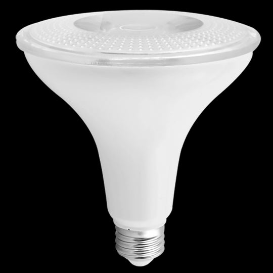 Luxrite LED PAR38 Dusk to Dawn Light Bulb, 15W, 1250 Lumens, 5000K - Bright White, 80 CRI, White Finish, Dimmable (LR31634)