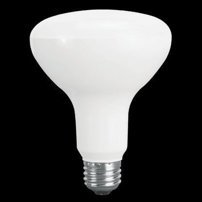 Luxrite LED BR30 Reflector Light Bulb, 9W, 650 Lumens, 6500K - Daylight, 80 CRI, Frosted White Finish, Dimmable (LR31855)