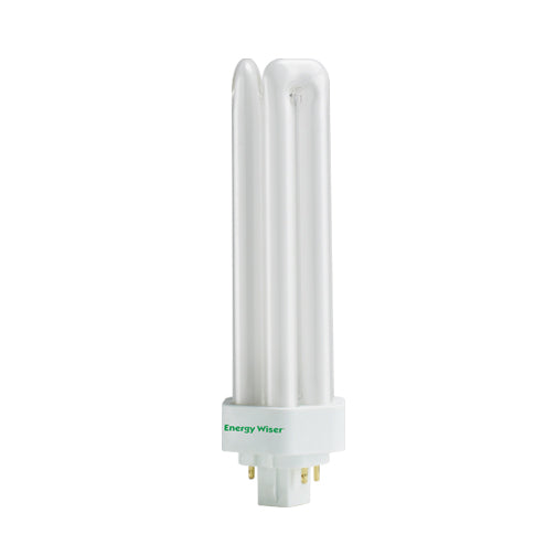 Bulbrite CF42T835/E 42 Watt Dimmable Compact Fluorescent T4 Triple Tube, 4-Pin GX24Q-4 Base, Neutral White