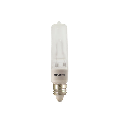 Bulbrite Q150FR/MC 150 Watt Dimmable Halogen JD T4 Capsule Bulb, Mini-Candelabra Base , Frost