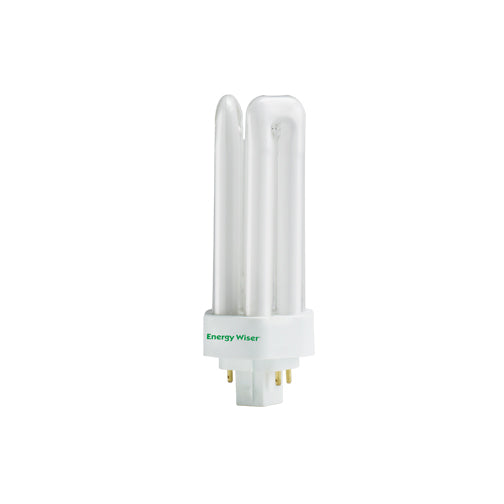 Bulbrite CF26T830/E 26 Watt Dimmable Compact Fluorescent T4 Triple Tube, 4-Pin GX24Q-3 Base, Soft White