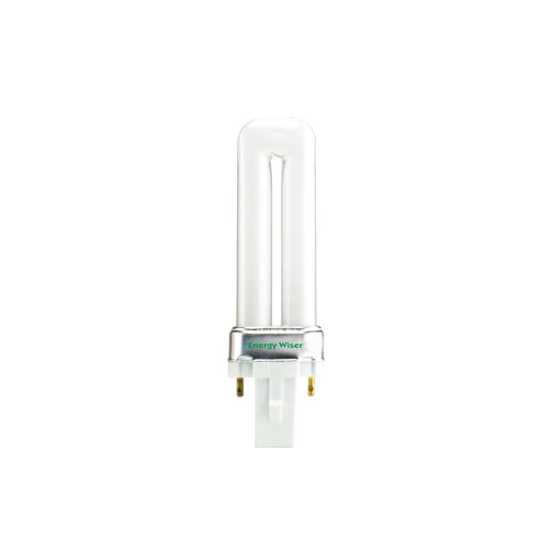 Bulbrite CF5S827 5 Watt Compact Fluorescent T4 Twin Tube, 2-Pin G23 Base, Warm White