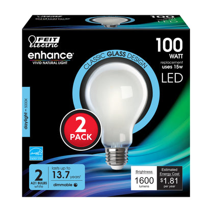 1600 Lumen 5000K Enhance Dimmable A21 LED