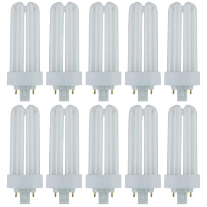 Sunlite 26 Watt PLT 4-Pin Triple Tube, GX24Q-3 Base, Super White