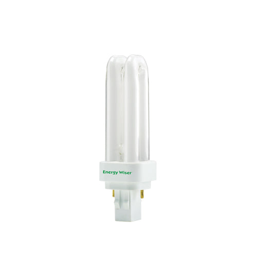 Bulbrite CF13D827 13 Watt Compact Fluorescent T4 Quad Tube, 2-Pin GX23-2 Base, Warm White