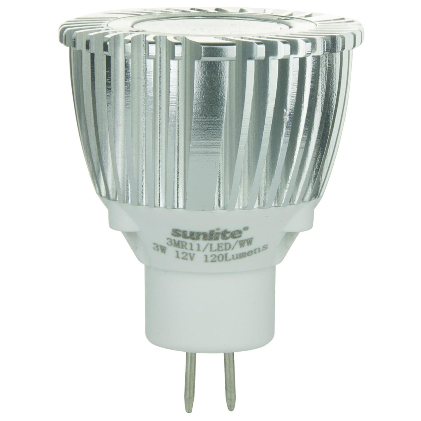 Sunlite LED MR11 Mini Reflector 3W (15W Equivalent) Bi-Pin (GU4) Base Warm White