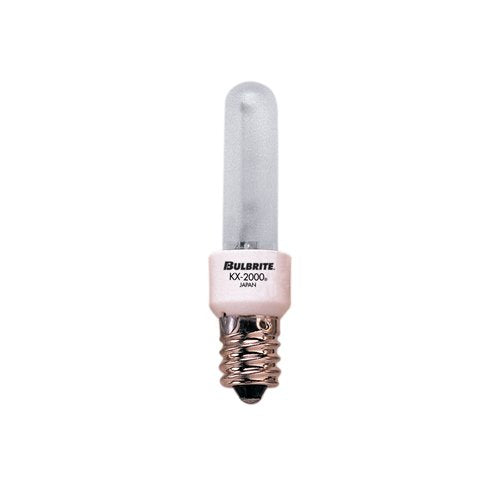 Bulbrite KX40FR/E12 40 Watt KX-2000 Dimmable Krypton/Xenon T3 Capsule Bulb, Candelabra Base, Frost