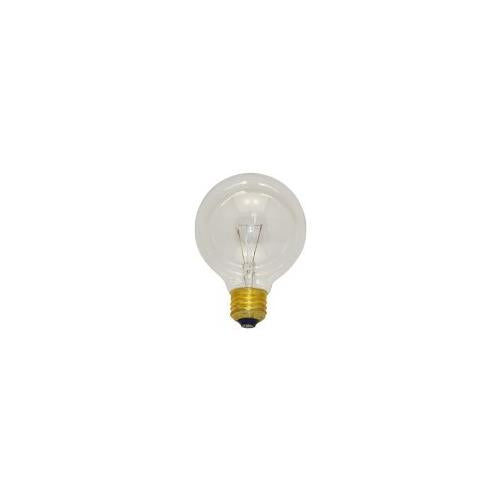 Bulbrite 25G25CL3 25 Watt Incandescent G25 Globe, Medium Base, Clear