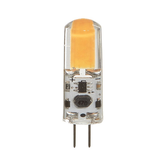 Luxrite G4 LED  Light Bulb, 1.5W, 200 Lumens, 12V, 4000K - Cool White, Clear Finish, 80 CRI (LR24632)