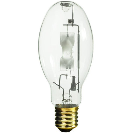 GE 18904 - 400 Watt - ED28 - Metal Halide Reduced Envelope - Unprotected Arc Tube - 4000K - ANSI M59/E - Mogul Base - Universal Burn - MVR400/U/ED28