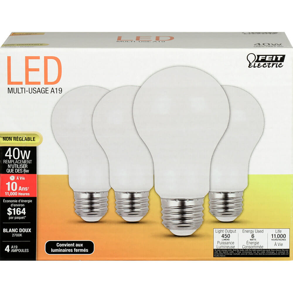 450 Lumen 2700K Non-Dimmable LED