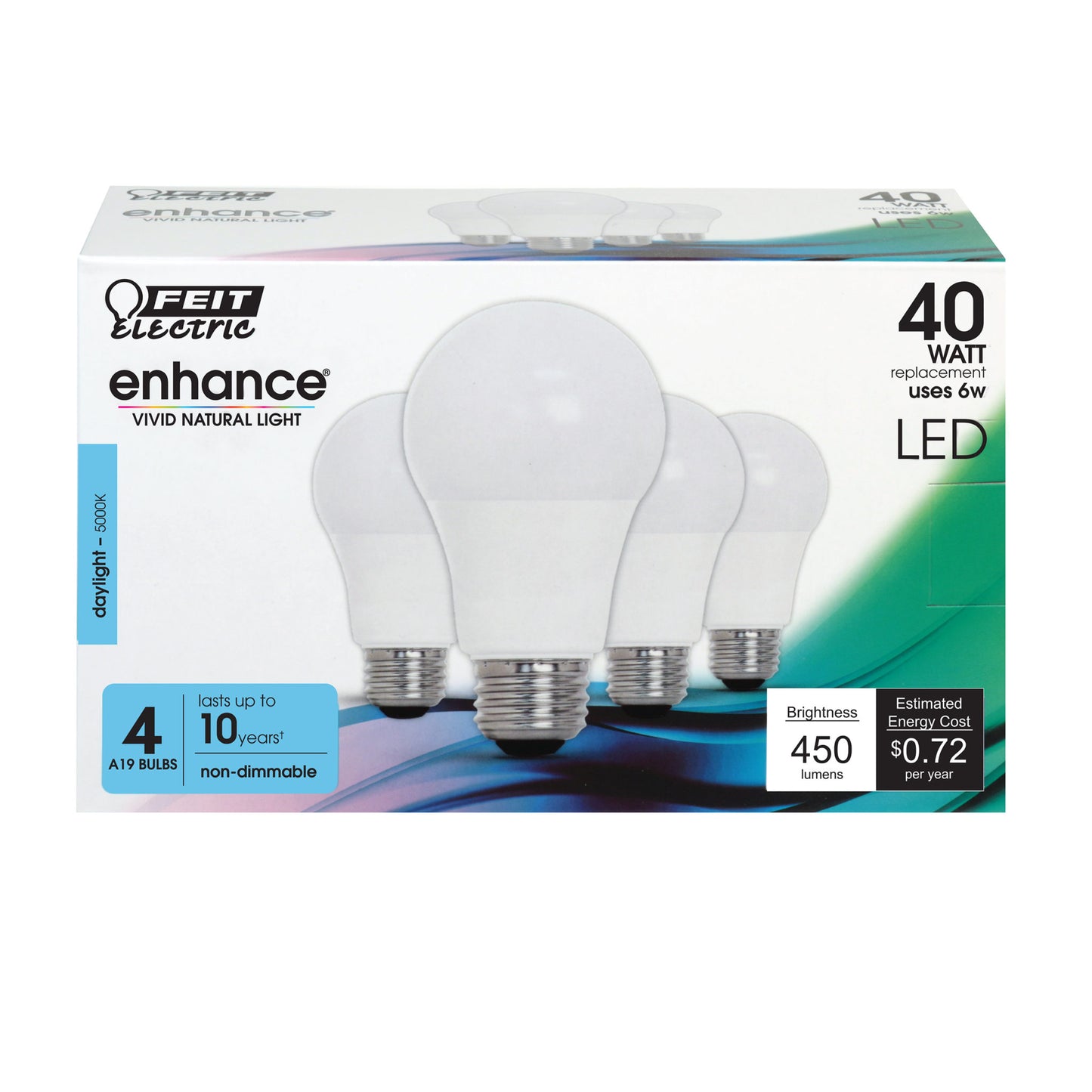 450 Lumen 5000K Non-Dimmable LED