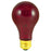 Bulbrite 25A/TR 25 Watt Incandescent A19 Party Bulb, Medium Base, Transparent Red