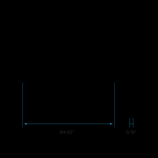Luxrite 4" Universal Interchangeable Round Downlight Brushed Nickel Trim, Pack of 5  (LR24973)