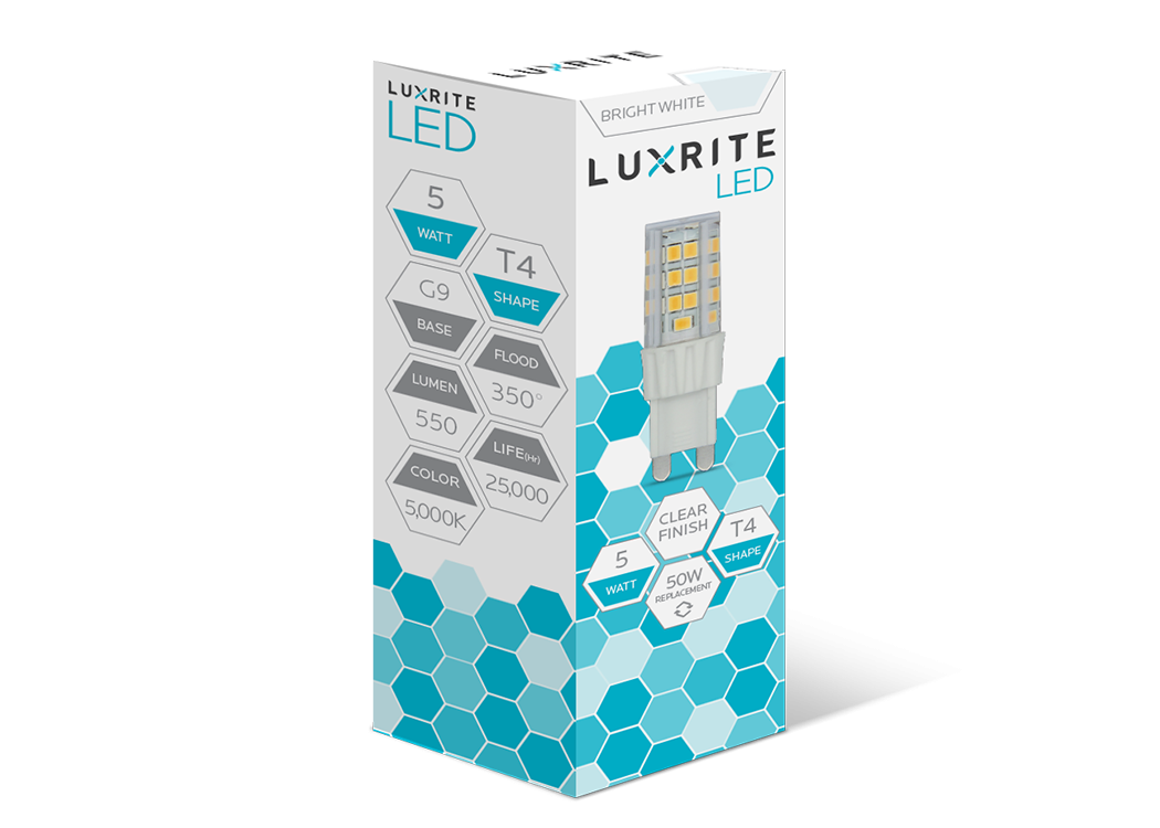 Luxrite Mini LED5T4G9/50K/DIM 5000K Bright White